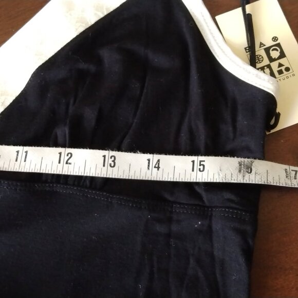 🖤🖤BNWT MAX STUDIO CAMI/SHORTS SLEEP SET BLACK with IVORY SATIN LACE TRIM - Picture 5 of 5